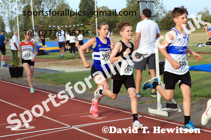 800 metres, 2025 NEGP No 6 Monkton, Wednesday, August 13th.  Photo: David T. Hewitson/Sports for All Pics